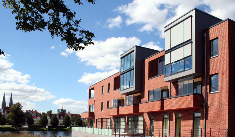 Wohnen und Arbeiten am Klughafen / Architekten Brodersen und Gebauer / Foto: R. Gebauer